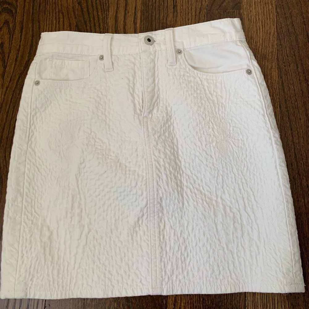 White skirt